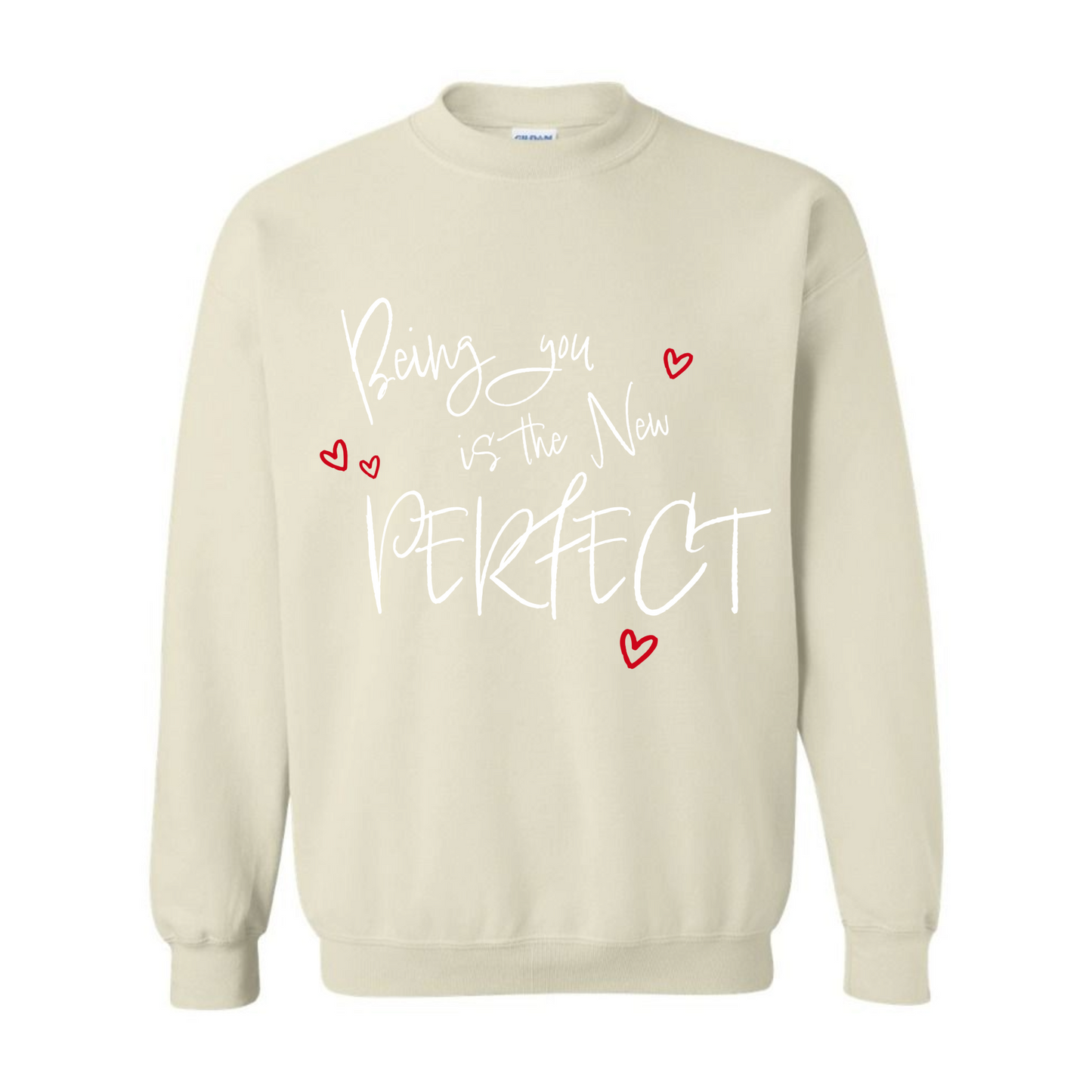 Women's Being you is the New Perfect - White
