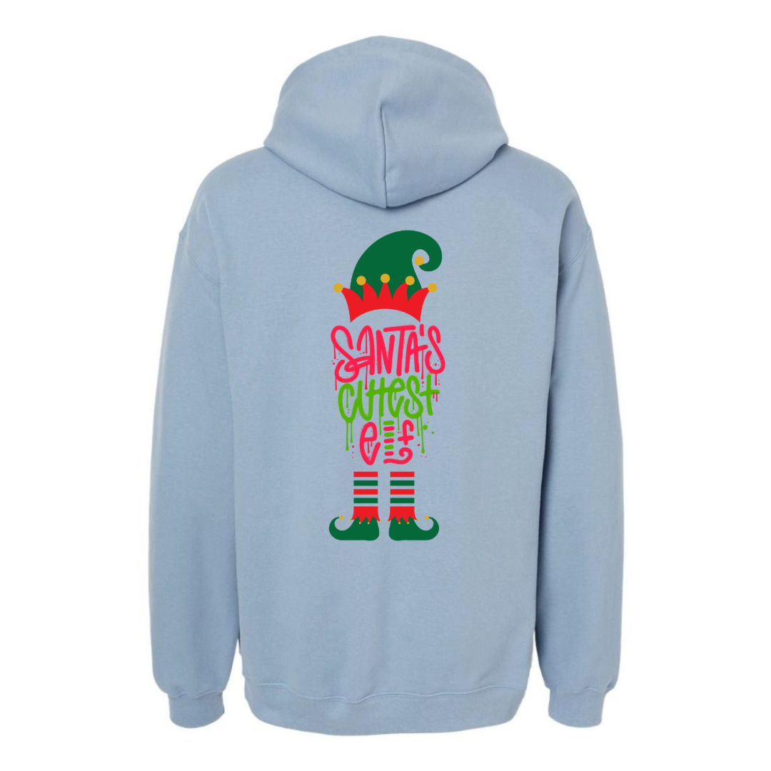 Men's Santa’s Cutest Elf Oversized Hoodie