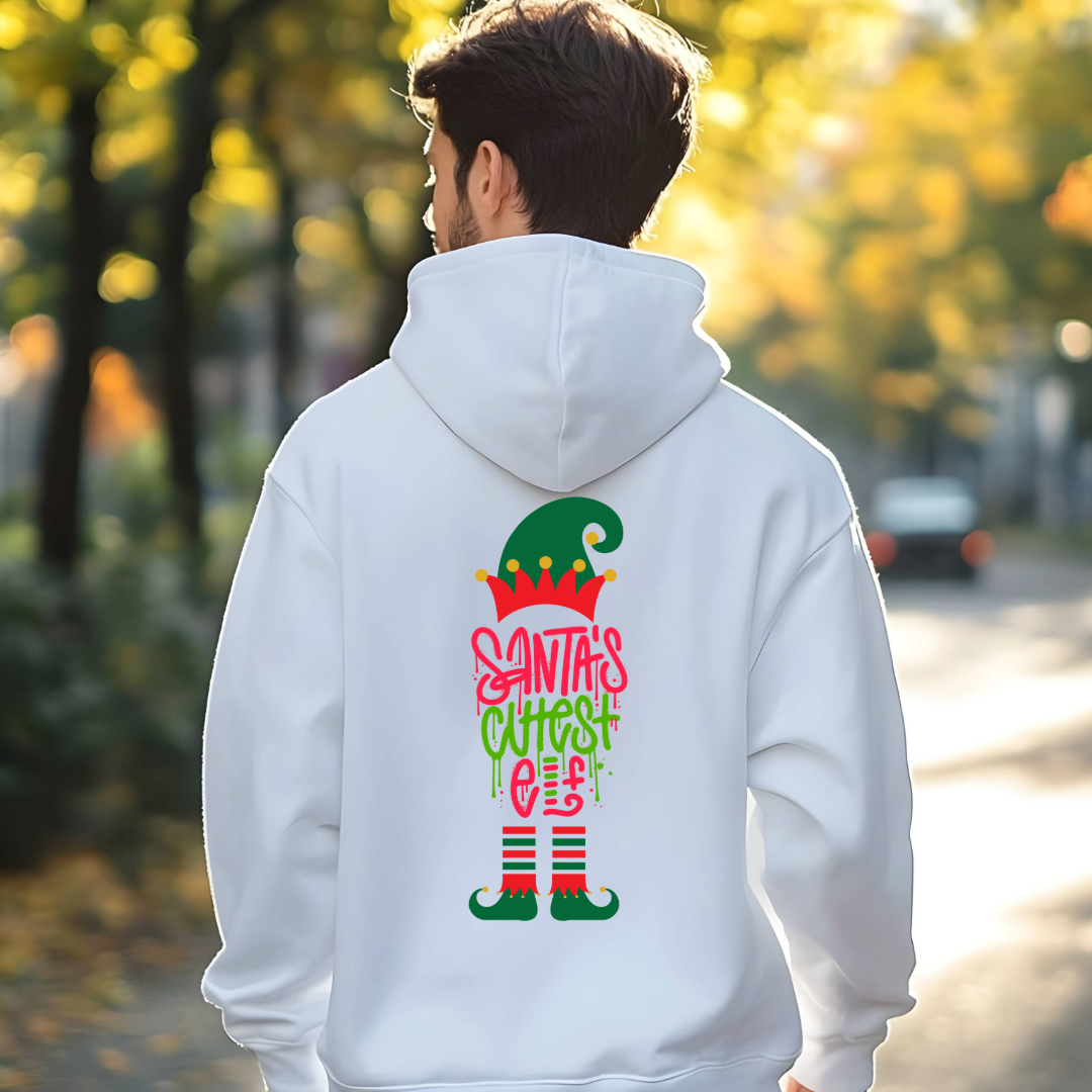 Men's Santa’s Cutest Elf Oversized Hoodie
