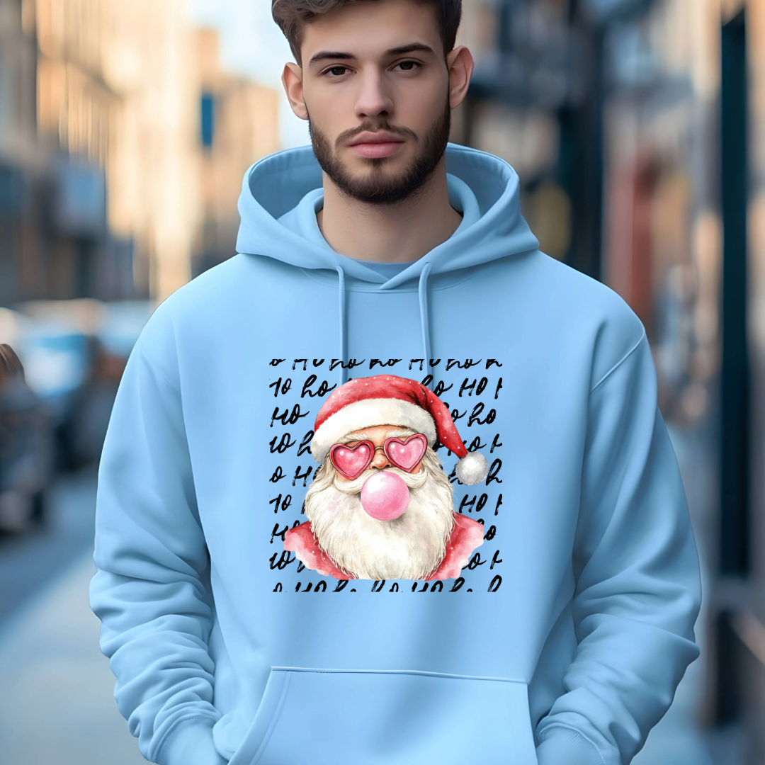 Men's Santa Popping Bubblegum Oversized Hoodie (Copy)