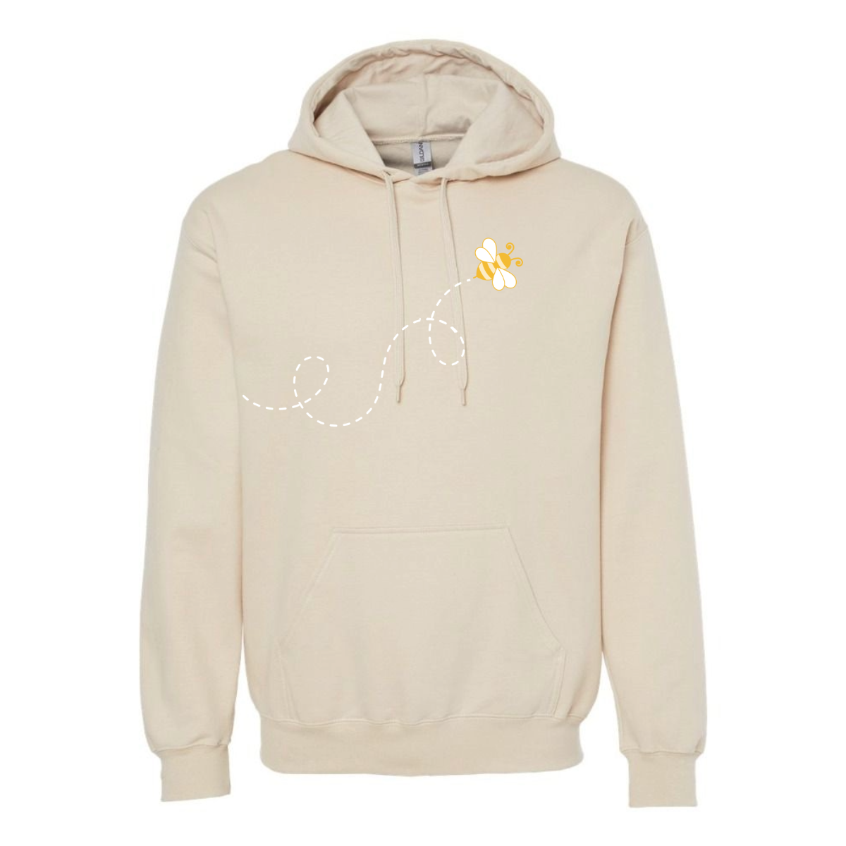 Women's Flying Bee Oversized Hoodie - White