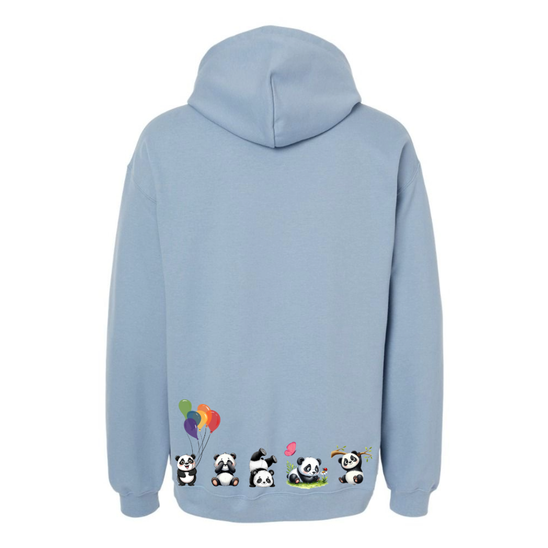 Playful Panda Squad Oversized Hoodie