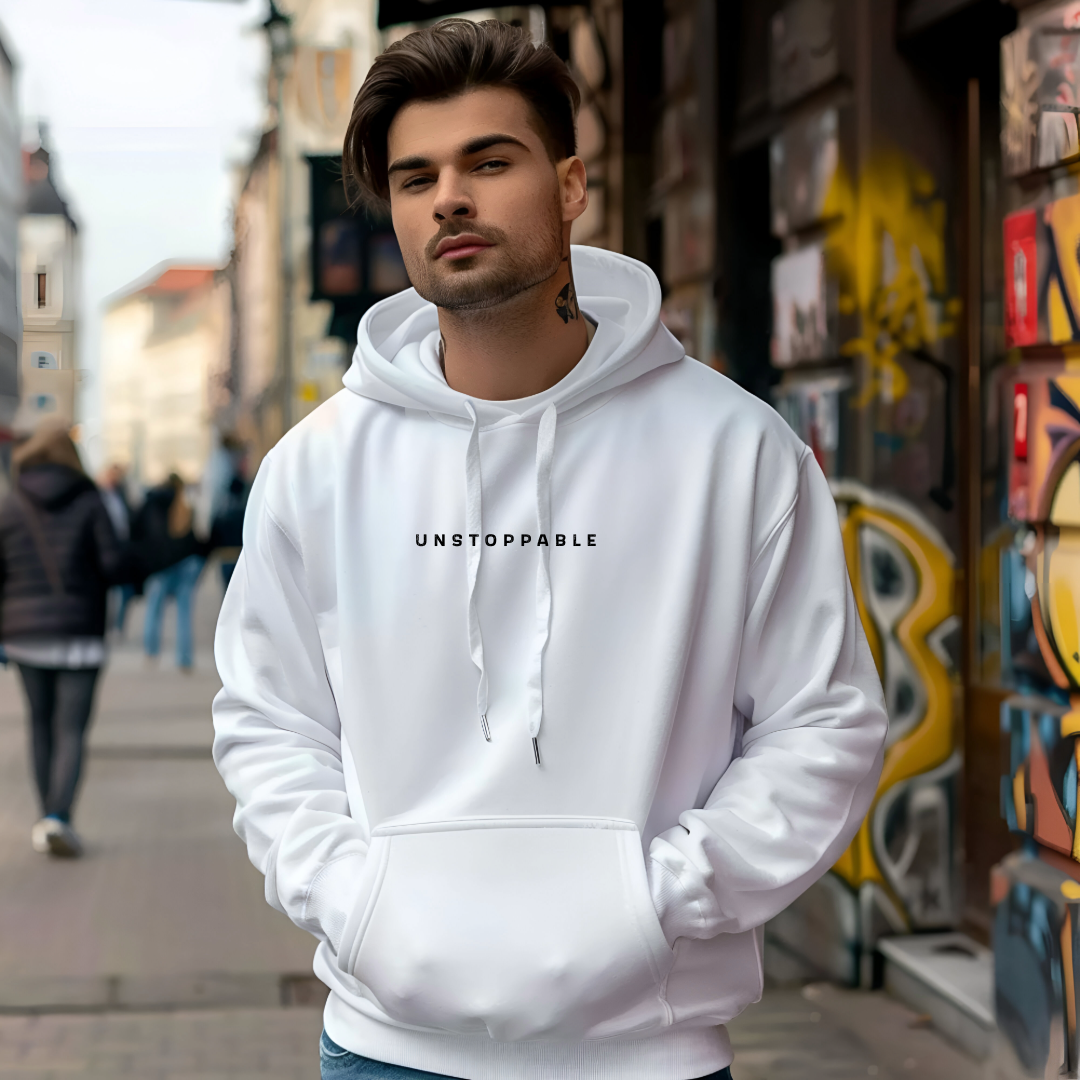 Men's Unstoppable Oversized Hoodie - Black