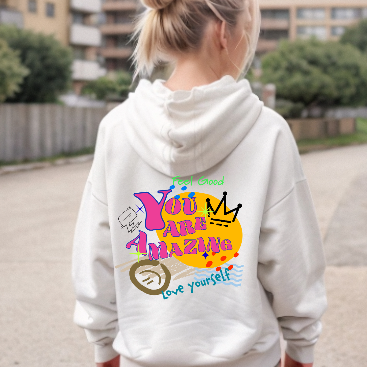 Women's You Are Amazing Oversized Hoodie