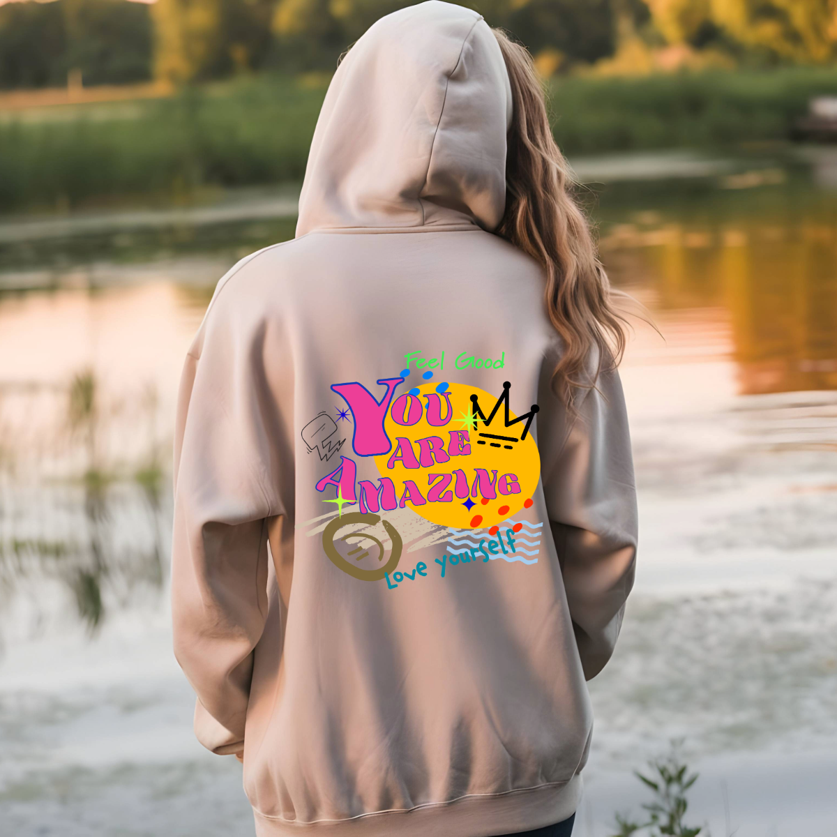 Women's You Are Amazing Oversized Hoodie