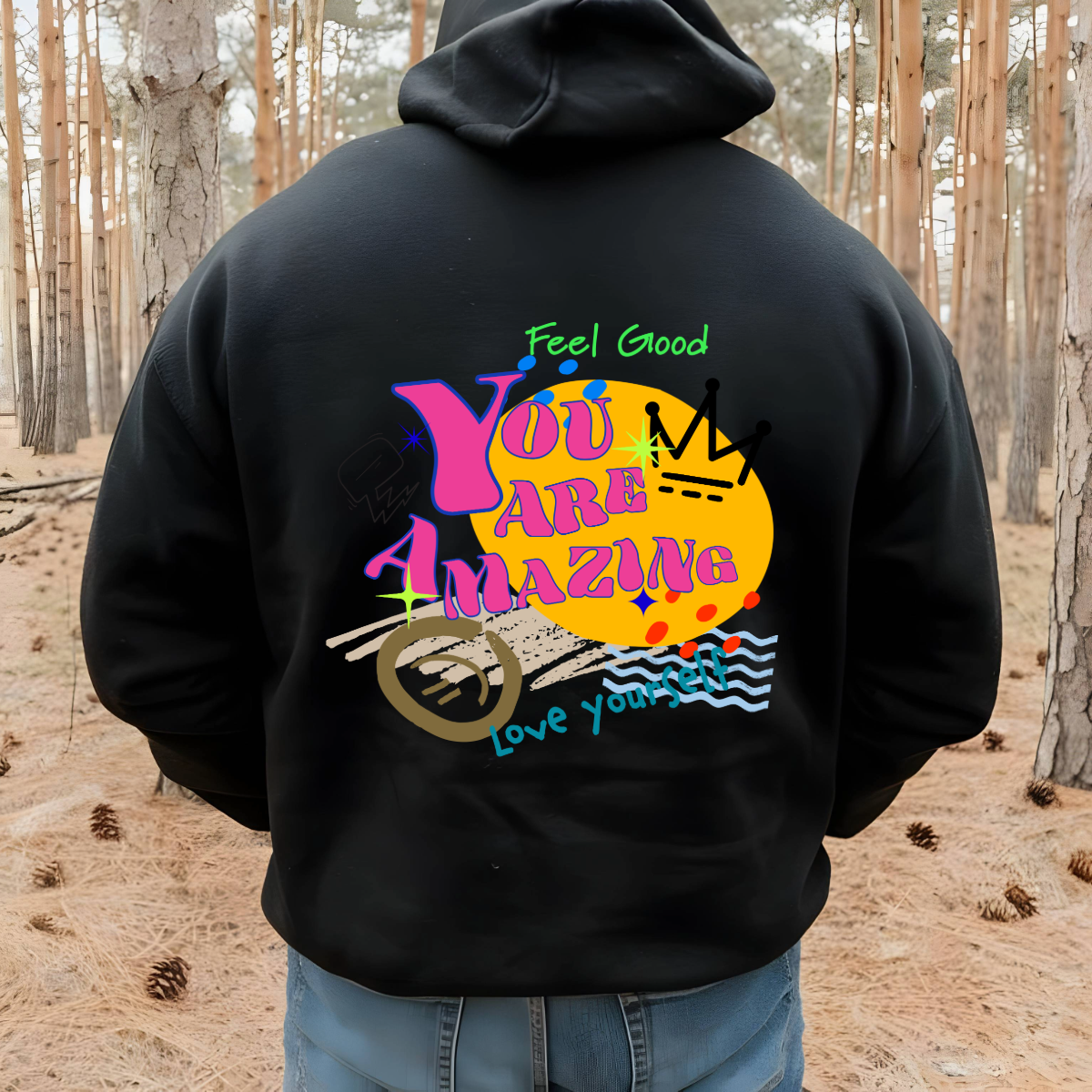 Men's You Are Amazing Oversized Hoodie