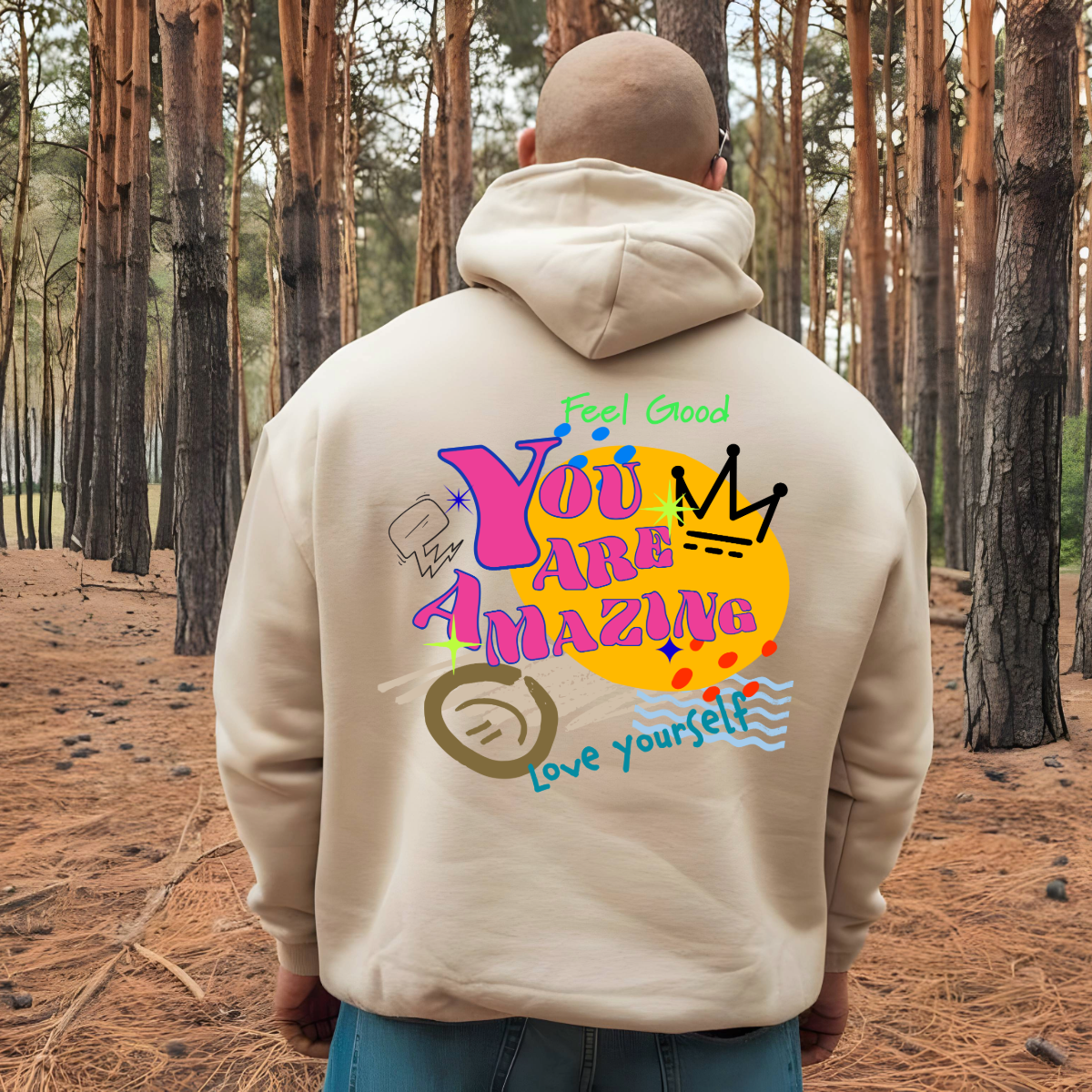 Men's You Are Amazing Oversized Hoodie