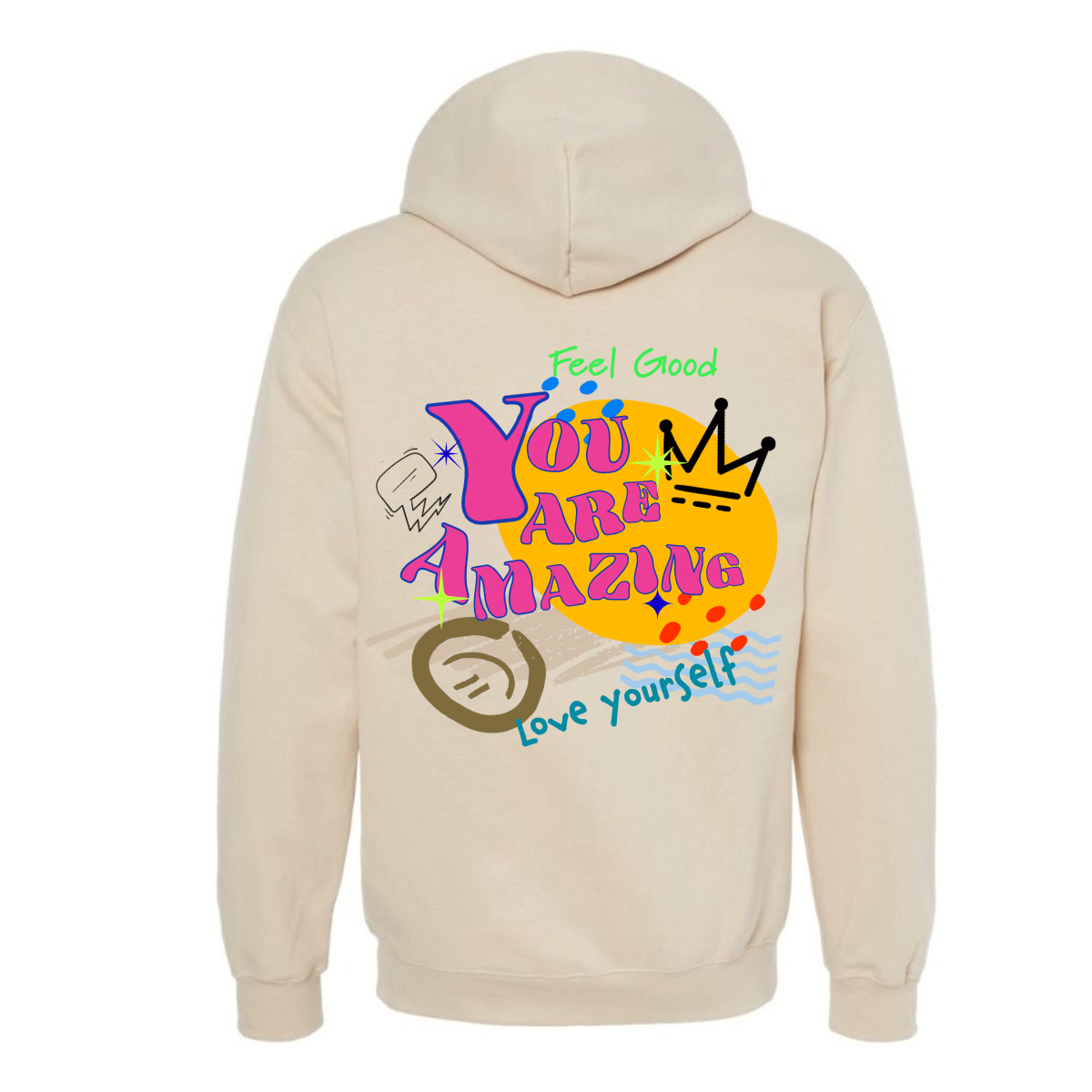 Men's You Are Amazing Oversized Hoodie