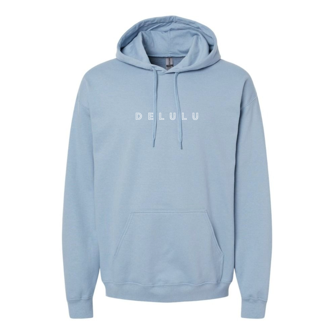 Men's Delulu Oversized Hoodie - White