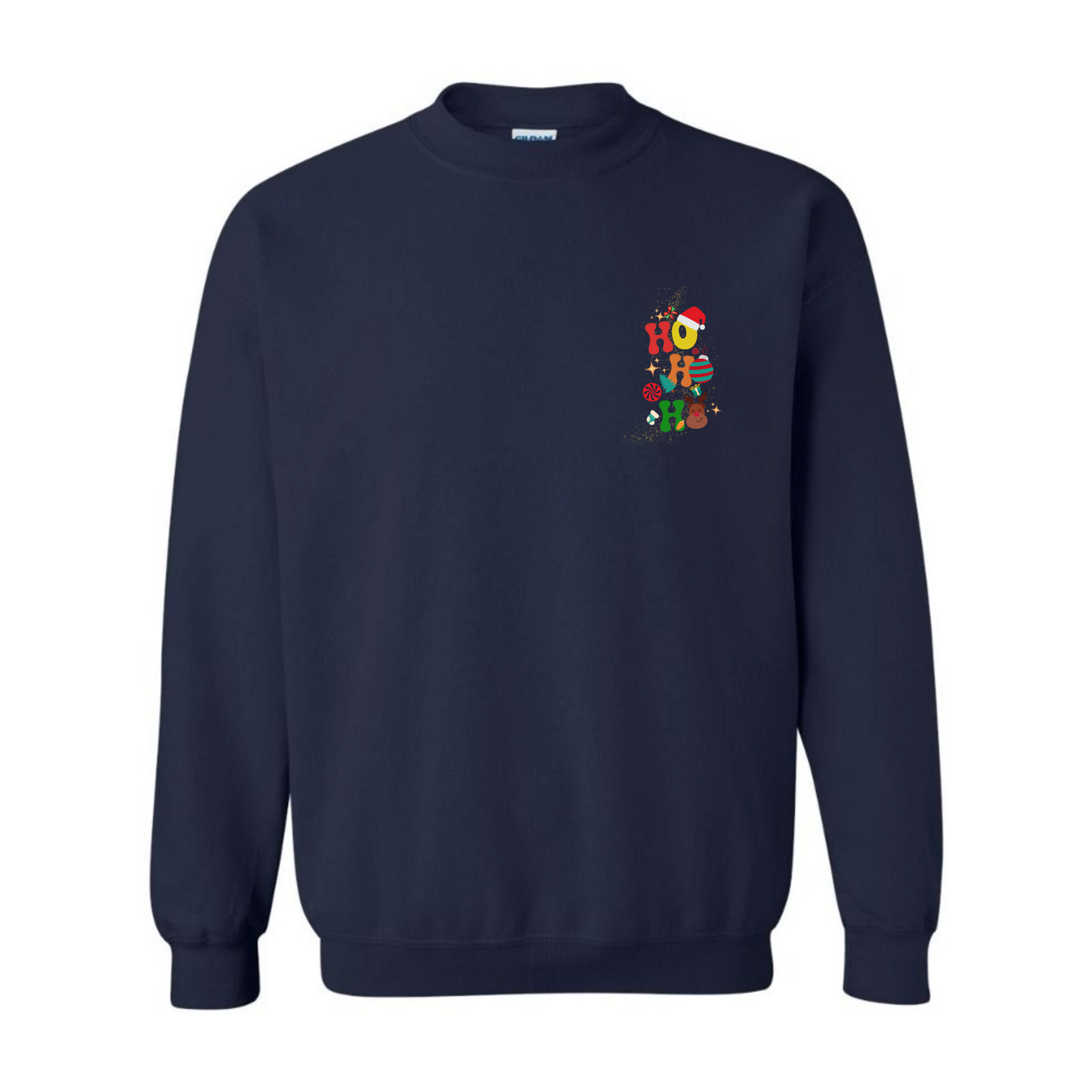 Women's Ho Ho Ho Front & Back Sweatshirt