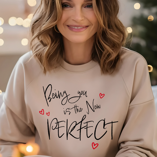 Women's Being you is the New Perfect - Black